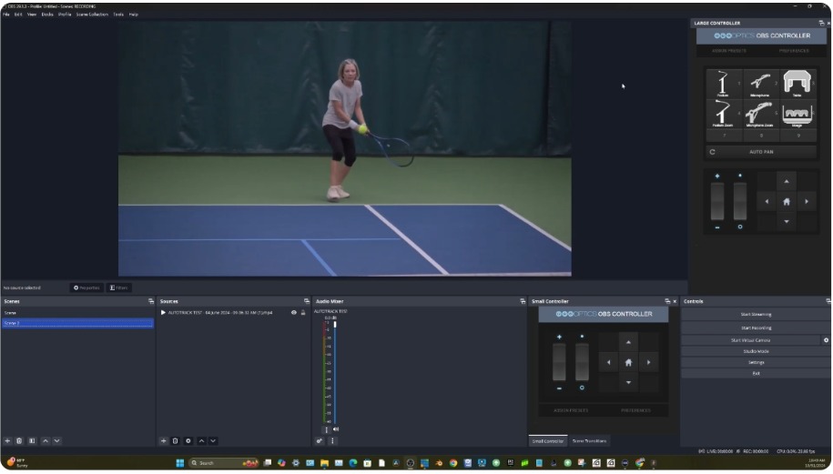 Sports Photography in OBS